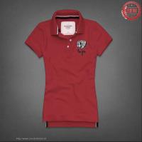 dames abercrombie fitch korte polo tees new york rood Overhemd Amsterdam 8w64d129